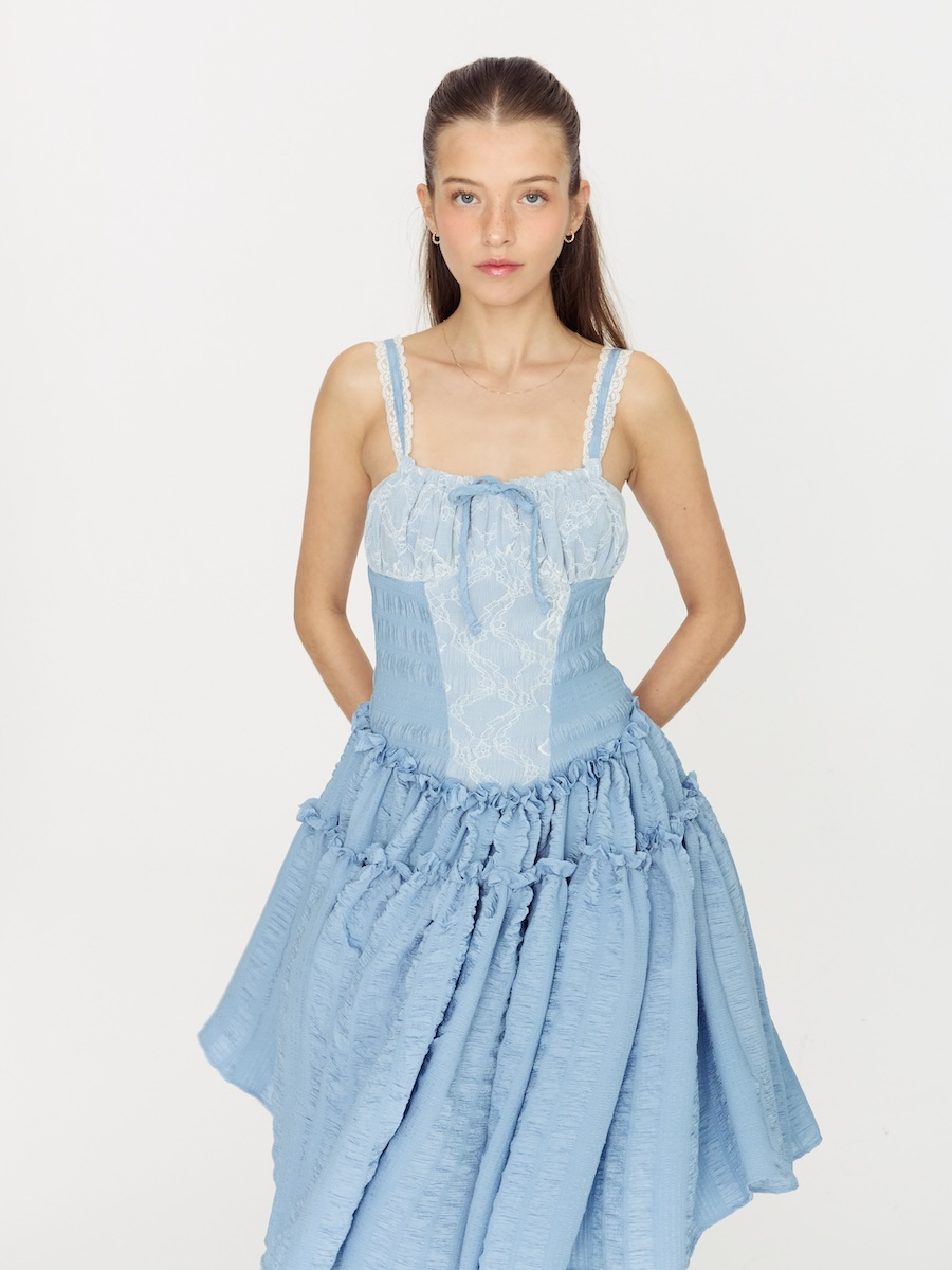 ◆GLOWNY◆ LOVE SPELL MIDI DRESS 2 Colors GY25HSOP003 MUSINSA | GLOWNY LOVE SPELL MIDI DRESS (2 Colors)