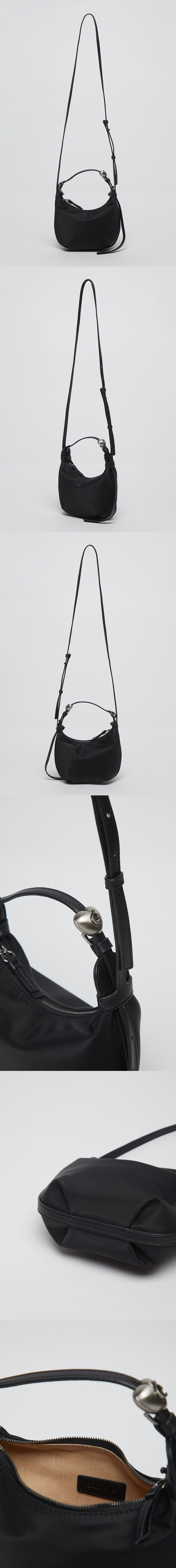 MUSINSA | ARCHIVEPKE Mini luv moon bag(Nylon black)_OVBRX25101BLK