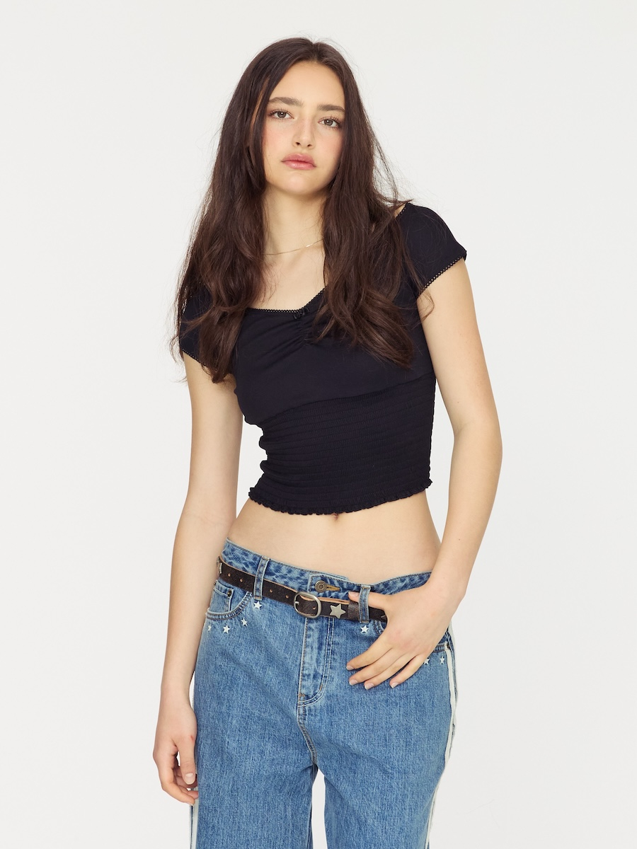 ★GLOWNY★ PEEKABOO SMOKE TEE (6 Colors) 글로니(GLOWNY) PEEKABOO SMOKE TEE (6 Colors) - 사이즈 & 후기