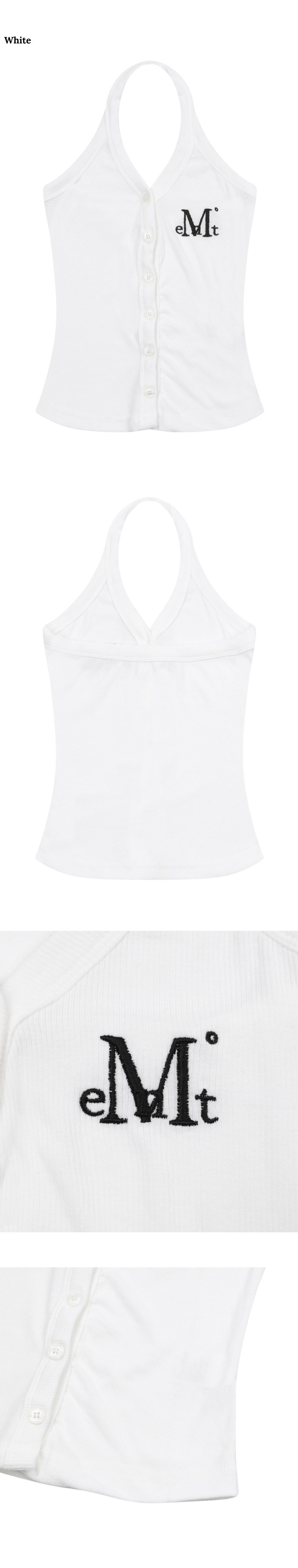 MUSINSA | MUCENT Mera Halter Neck Crop Sleeveless Nashi (4
