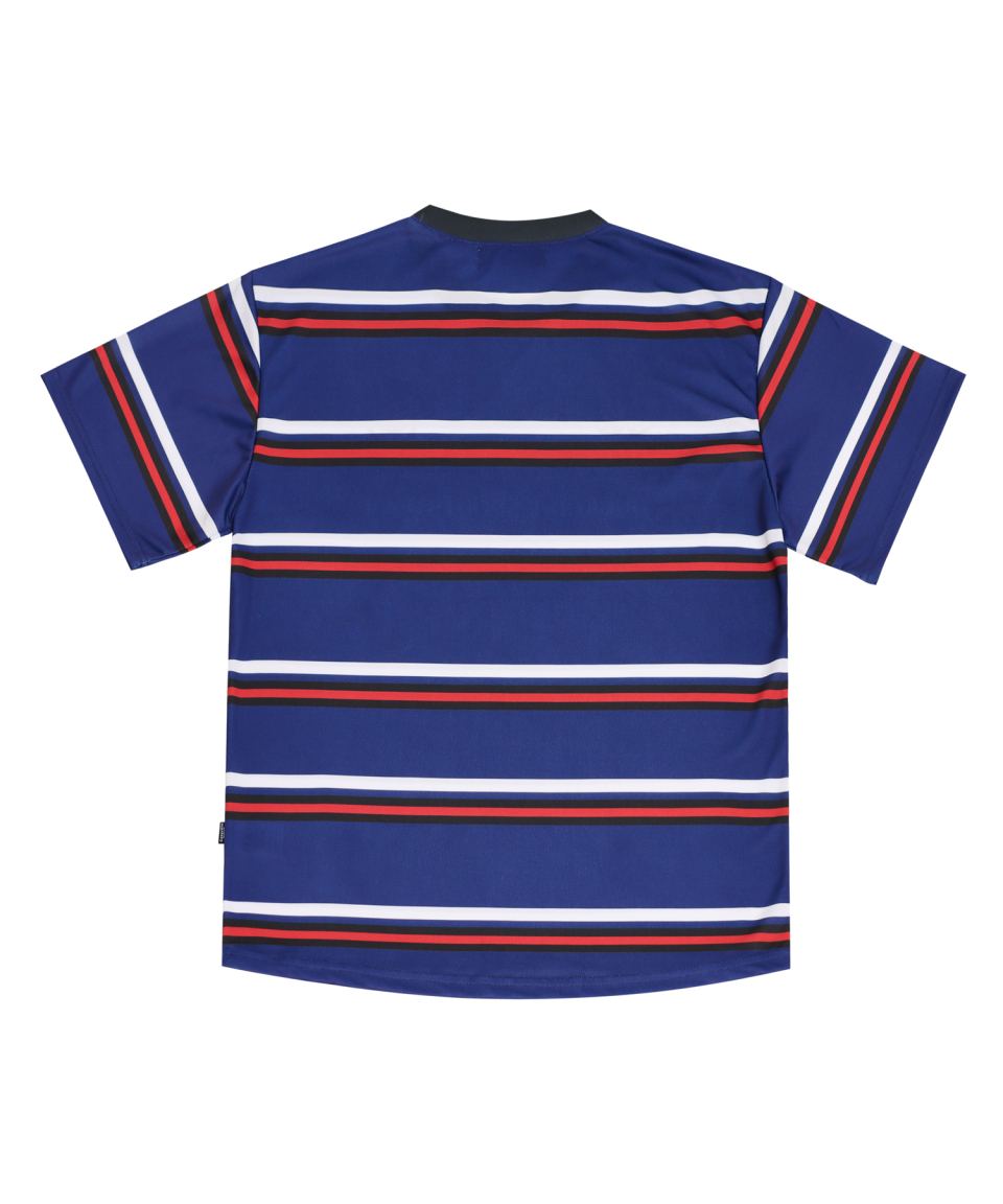 [DUCKDIVE] Captain Stripe Mesh Short Sleeve ★大人気★ MUSINSA | DUCKDIVE Captain Stripe Mesh Short Sleeve Navy
