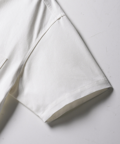 Slick BD Oxford Short Sleeved Shirt Ivory KJSS2638