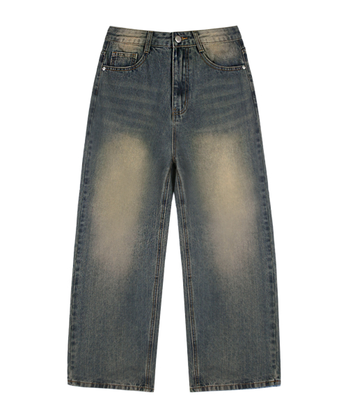 BTB : BREEZE WASHING JEANS [DUSTY BLUE]