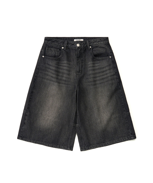 денима брюки (WASHED BLACK)