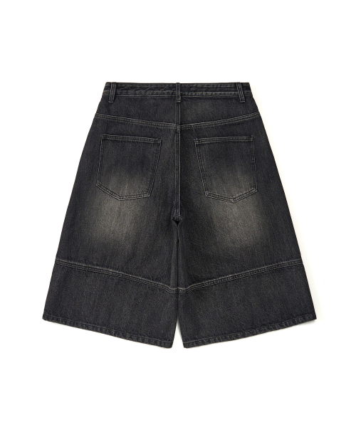 денима брюки (WASHED BLACK)