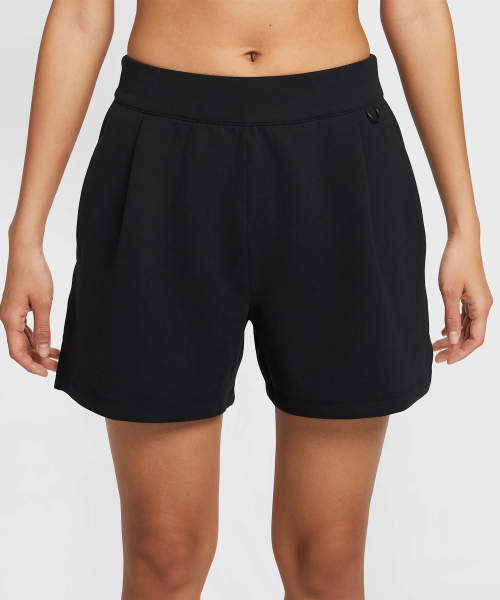 W NK 24.7 DF SHORT SOFT KNIT - BLACK/(DK SMOKE GREY)