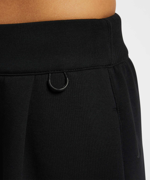 W NK 24.7 DF SHORT SOFT KNIT - BLACK/(DK SMOKE GREY)
