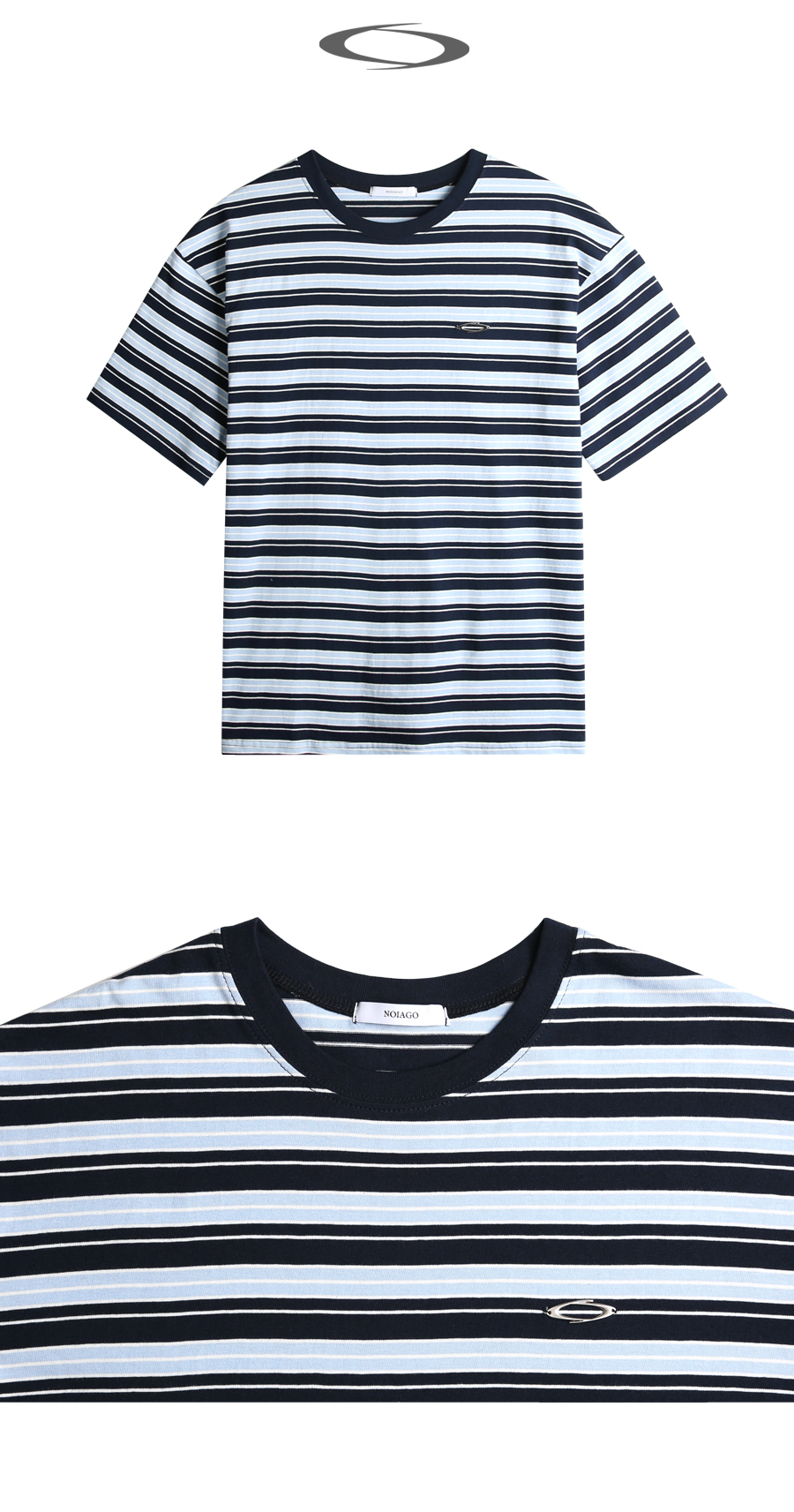 OVERFIT STRIPE T-SHIRT 
