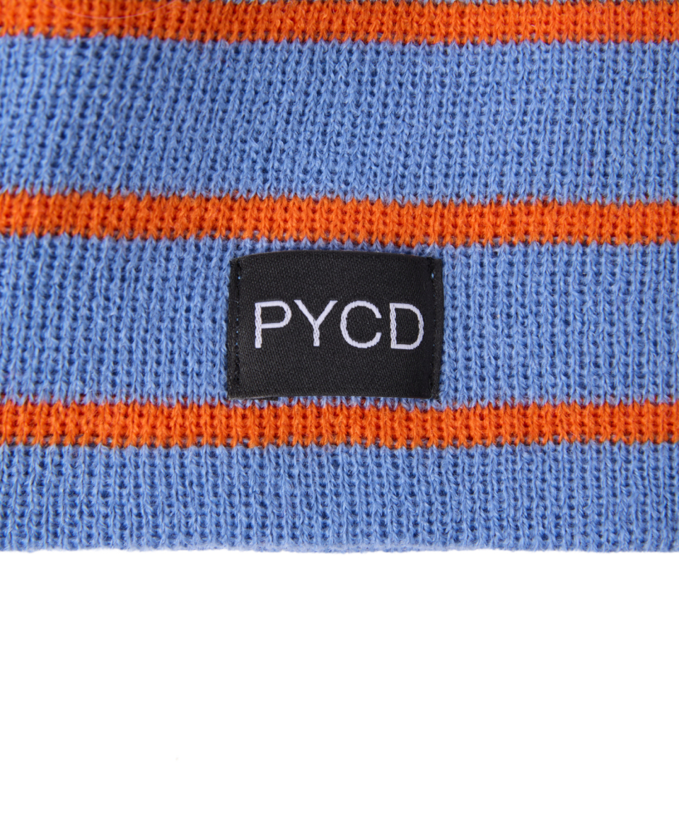 MUSINSA公式 | CHINDOWN PYCD BEANIE (BLUE STRIPE)