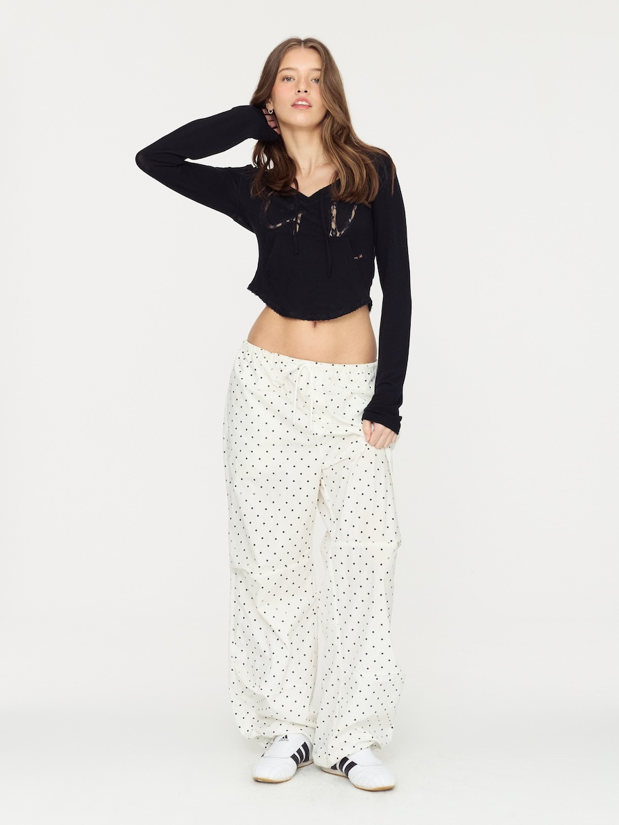 【BAON】[unisex] Nanei Summer String Parachute Banding Pants spodnie damskie LADIES COTTON PARACHUTE PANTS wetsand