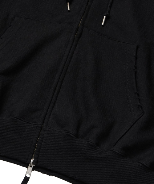 Crusades hood zip _ Black