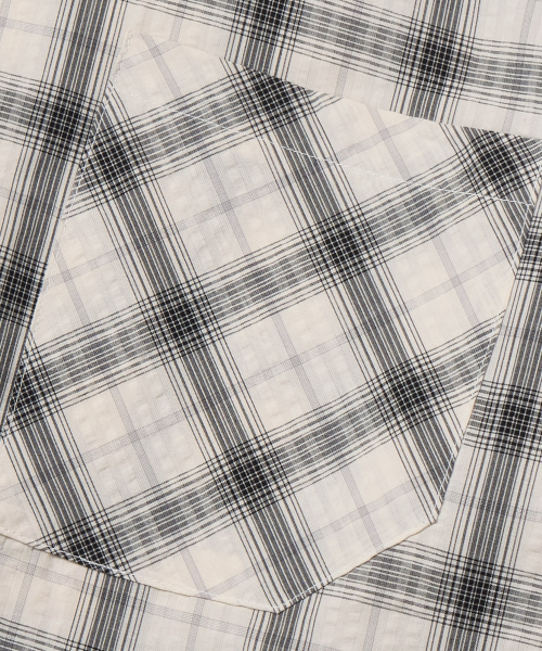 Vintage Gemstone check shirt _ Off White