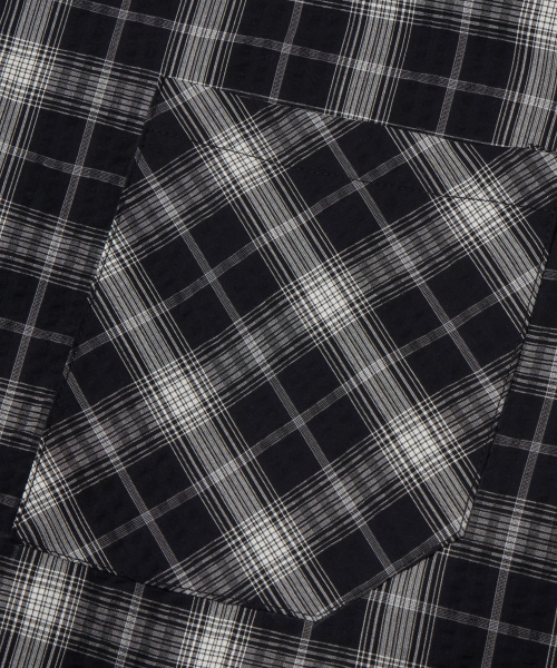 Vintage Gemstone check shirt _ Black