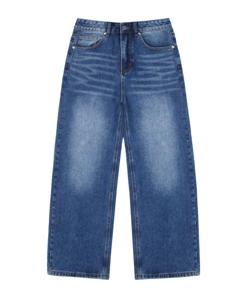 [2PACK] [UNISEX] BTB : WAVE WASHING JEANS 6 Color