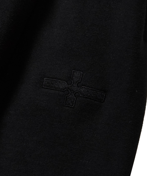 Basic cross sweat Pants _ Black