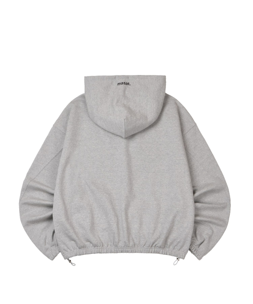Cross String Hood _ Gray