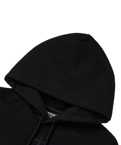 Cross String Hood _ Black