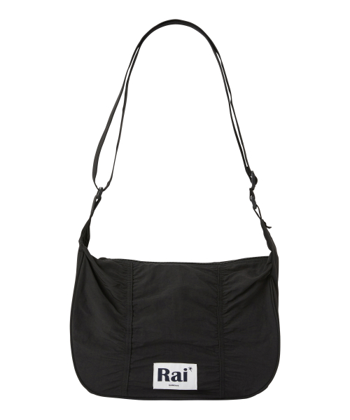 Front shirring нейлон перекрёстный bag чёрный
