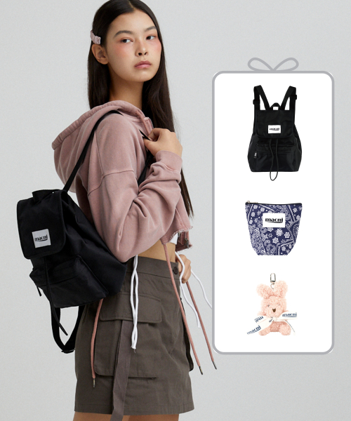 Комплект flap string рюкзак & paisley pouch & keyring комплект
