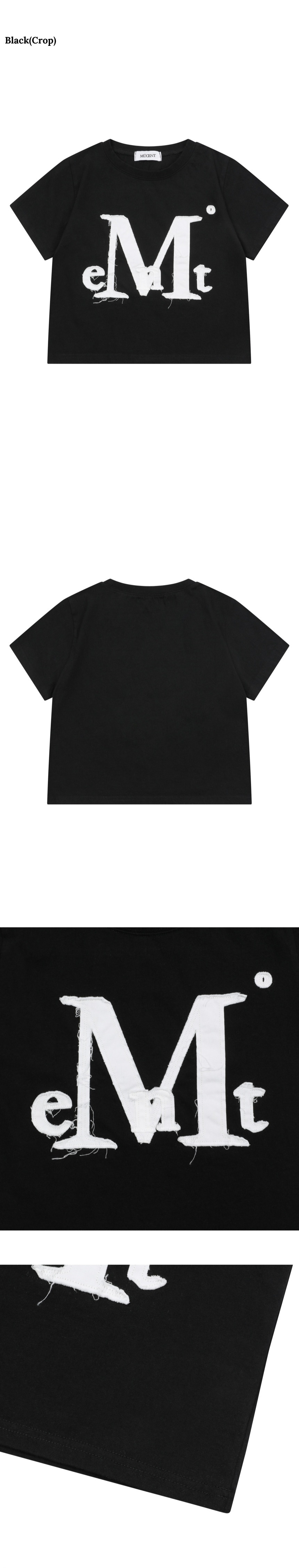 ★MUCENT★ Wadi Applique Logo Short Sleeve T-shirt Unisex 2 MUSINSA | MUCENT Wadi Applique Logo Short Sleeve Tee Unisex