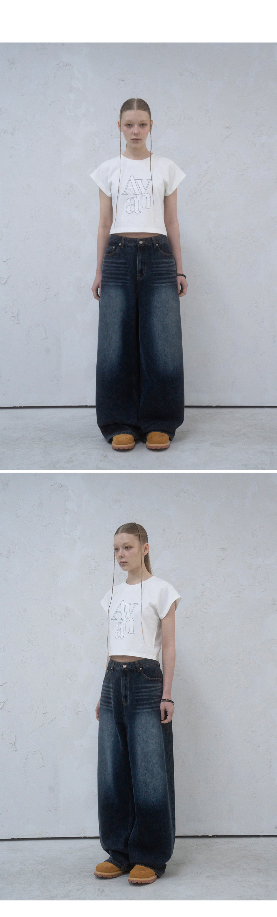AVANDRESS ♥ Basic Brush Daily Wide Pants/追跡付 AVANDRESS ♥ Basic Brush Daily Wide Pants/追跡付 (AVANDRESS