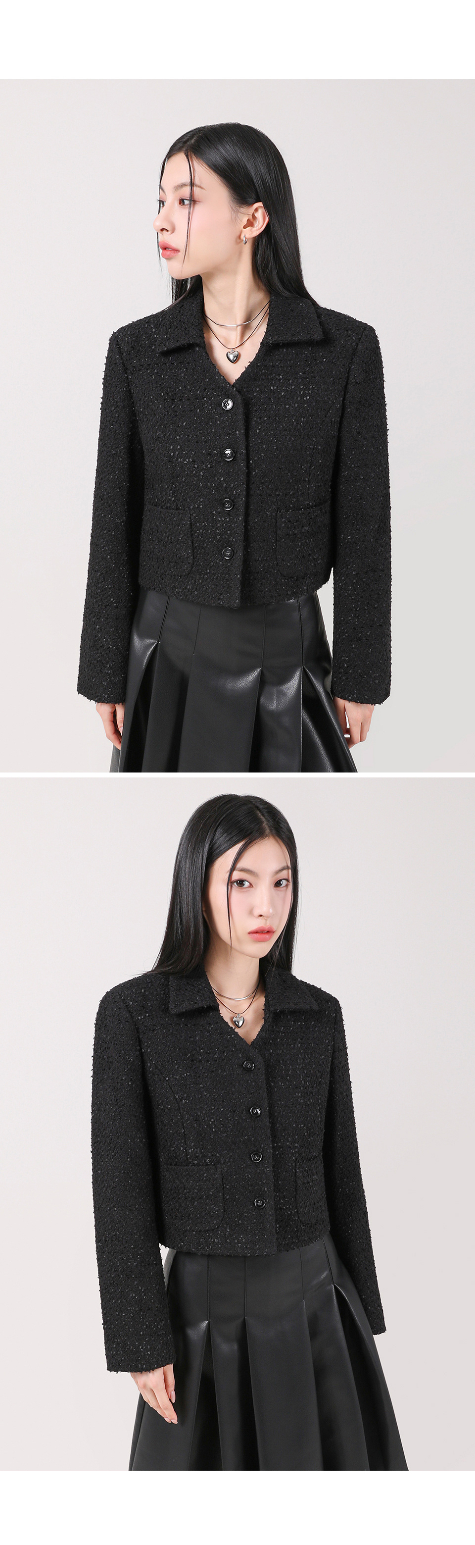 ジャケット AVANDRESS Annabel Tweed Jacket IVORY MUSINSA | AVANDRESS Annabel Tweed Jacket IVORY