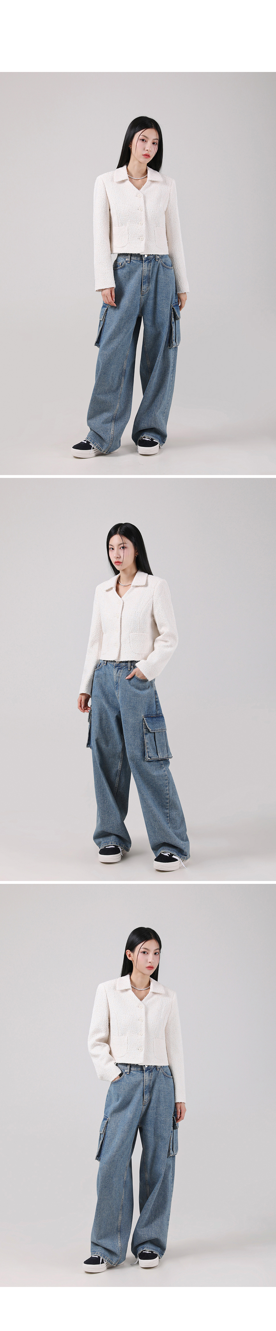 MUSINSA | AVANDRESS Annabel Tweed Jacket IVORY