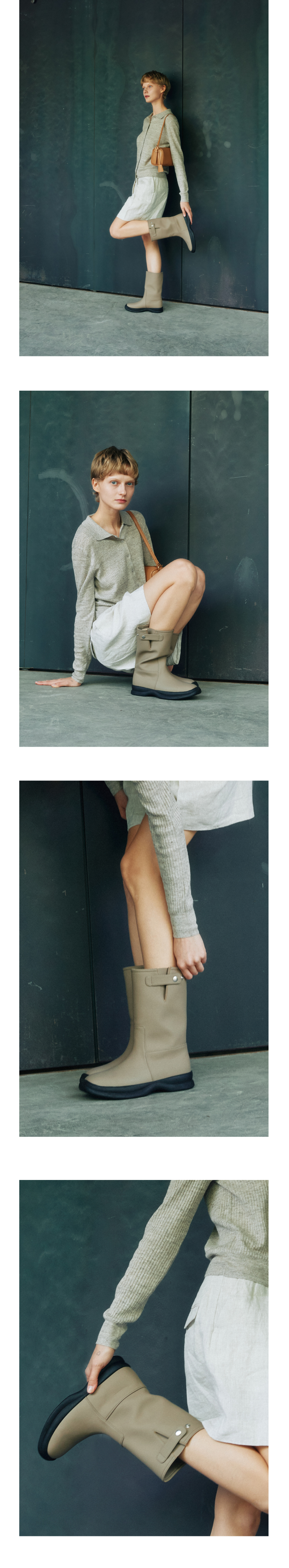 ★komorebi museum★ [25ss/Rain boots/2Colors] Handmade cup s MUSINSA | KOMOREBI MUSEUM 2Colors_Handmade Cup Sole Rain