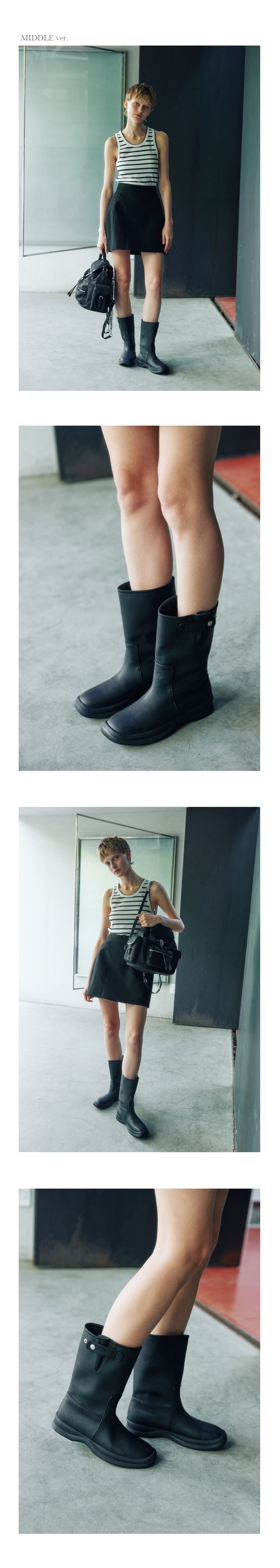 ★komorebi museum★ [25ss/Rain boots/2Colors] Handmade cup s MUSINSA | KOMOREBI MUSEUM 2Colors_Handmade Cup Sole Rain