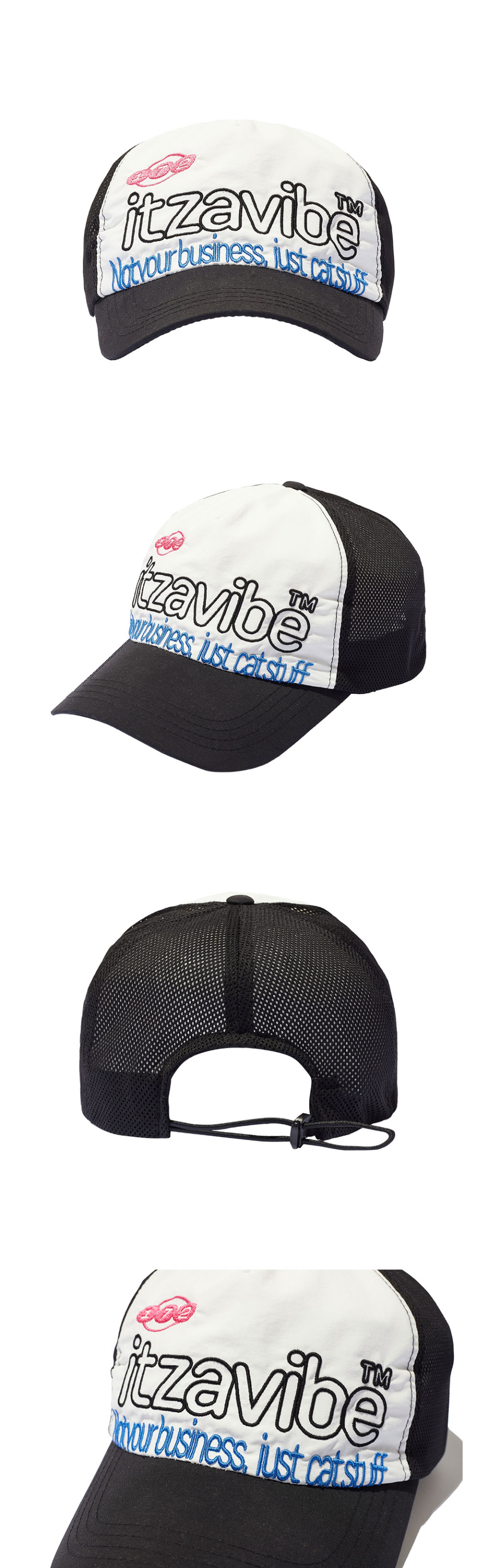 ◆ITZAVIBE◆ CAT STUFF 172 TRUCKER CAP IBB25UCA38BK MUSINSA | ITZAVIBE CAT STUFF 172 TRUCKER CAP