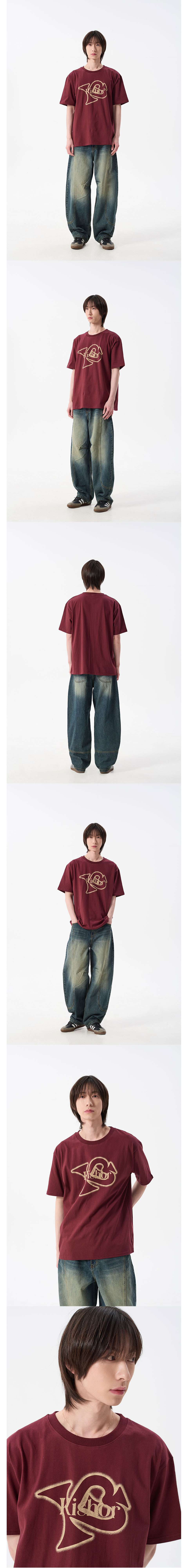 ＊韓国＊［KISHOR］kishor lettering crop T-shirts 3color S,M 韓国＊［KISHOR］kishor lettering crop T-shirts 3color S,M (T