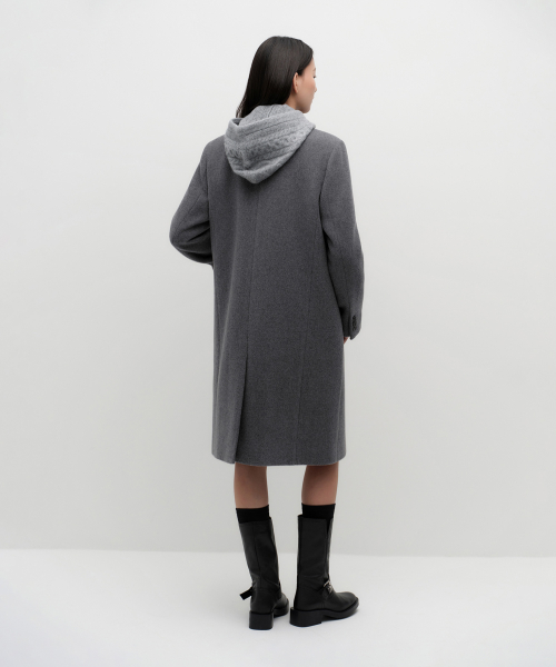 Женское кашемировое пальто Chester Field [Medium Grey]