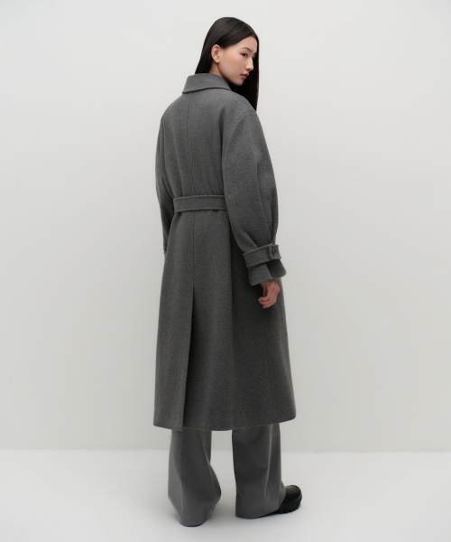 Женское пальто-халат балмакаан Medium Grey