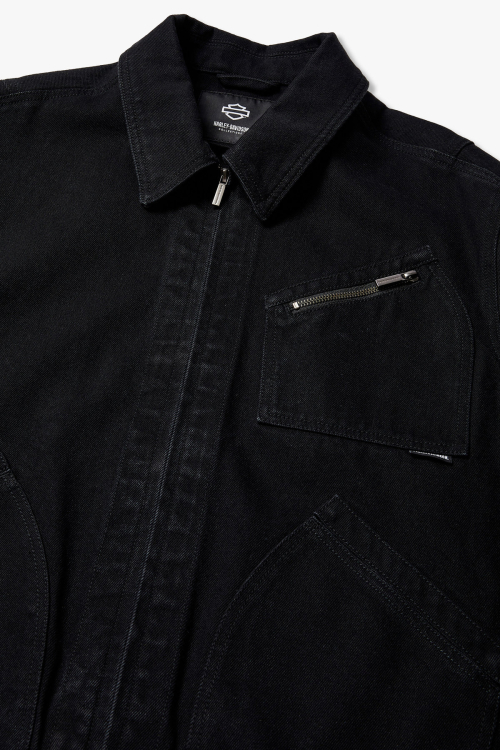 [Комплект] Джинсовка косуха_Black HH15303250