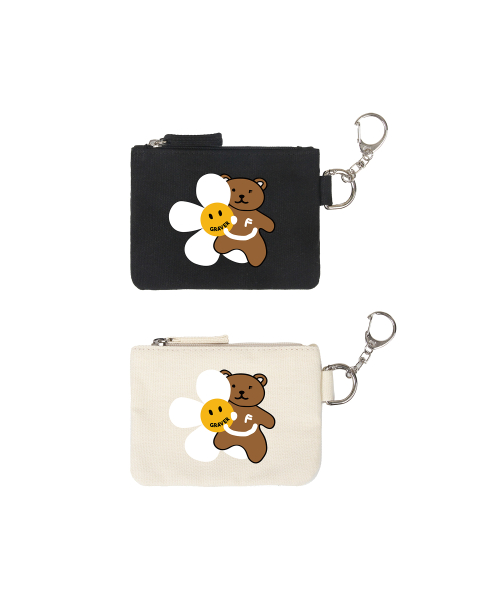 Кожаный картхолдер-брелок Signature Keyring Card Wallet (Unisex)
