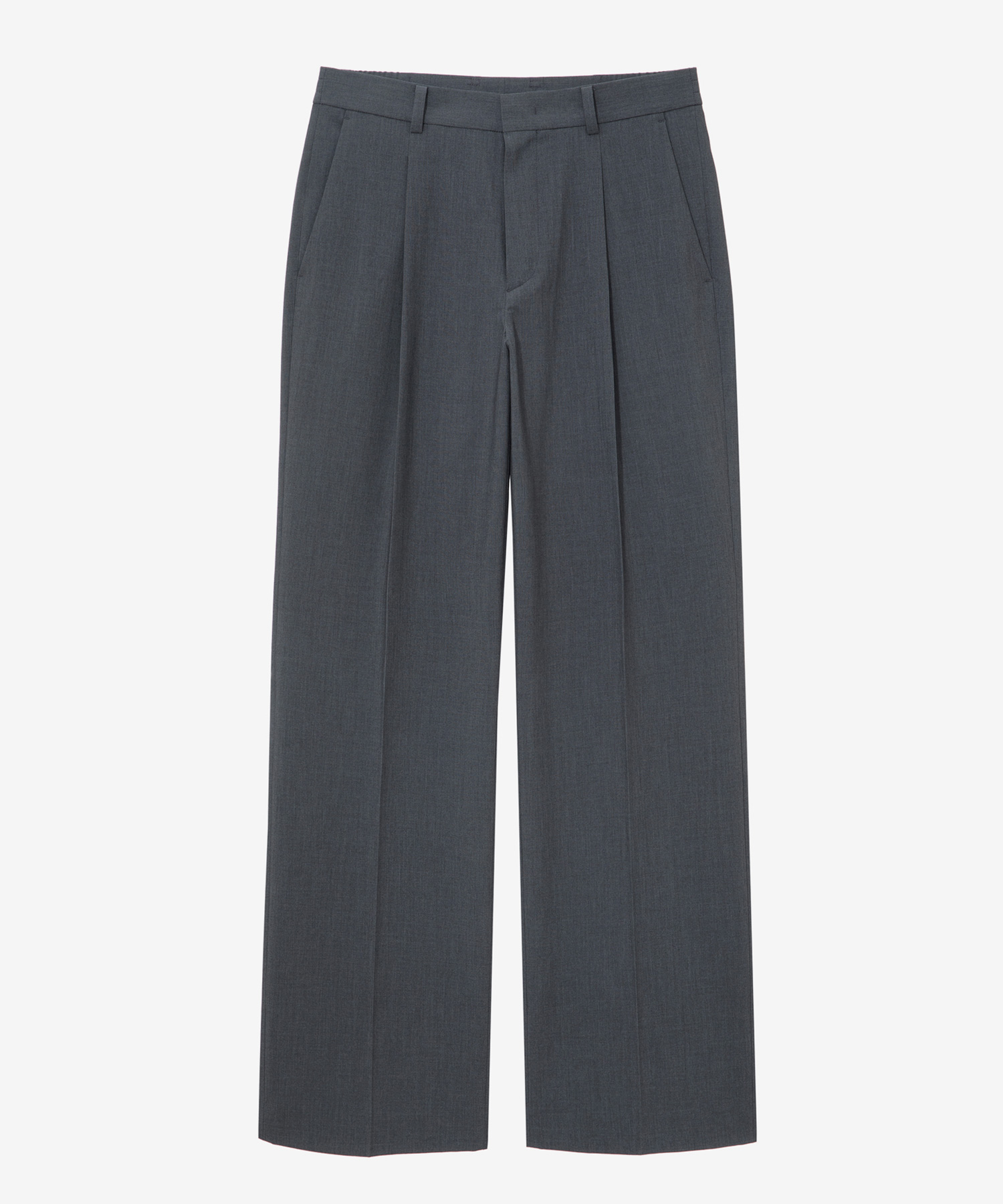 Do good широкий one tuck coolmax banding slacks - 2color