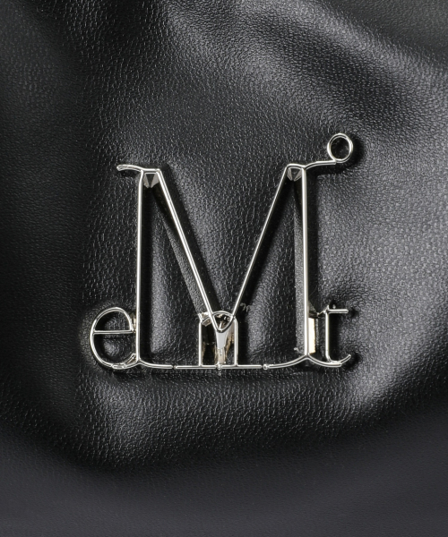 Roussel metal logo shirring перекрёстный bag unisex