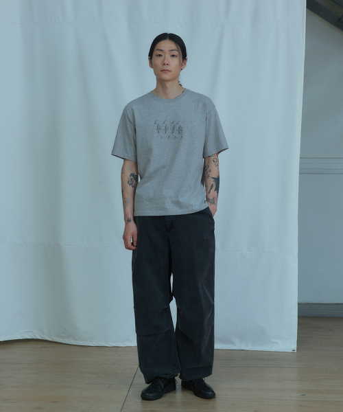 Ace gfx crop 1/2 tee серый