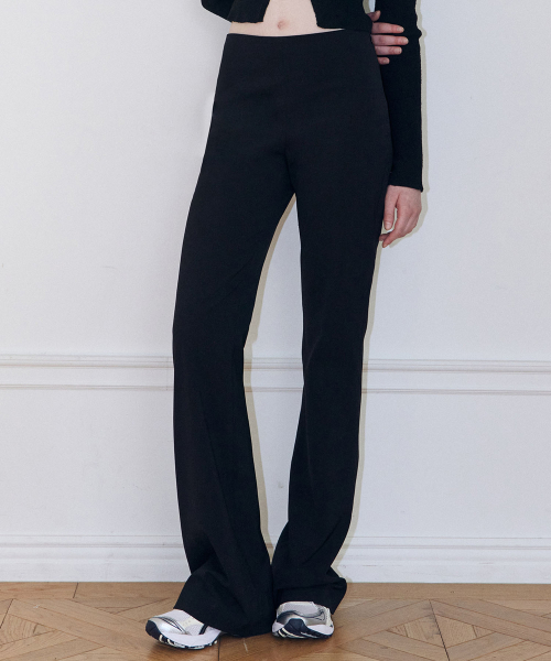 Брюки клеш (BLACK)