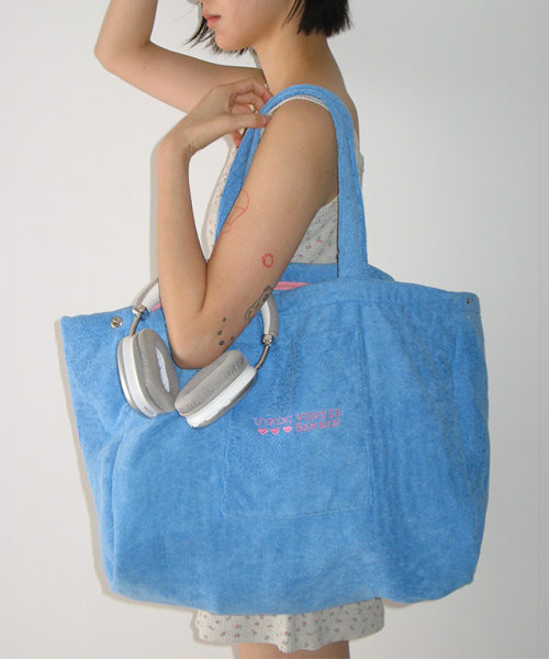 Rrxvv terry beach bag мягкий синий