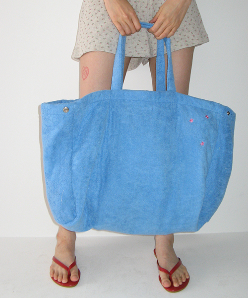 Rrxvv terry beach bag мягкий синий