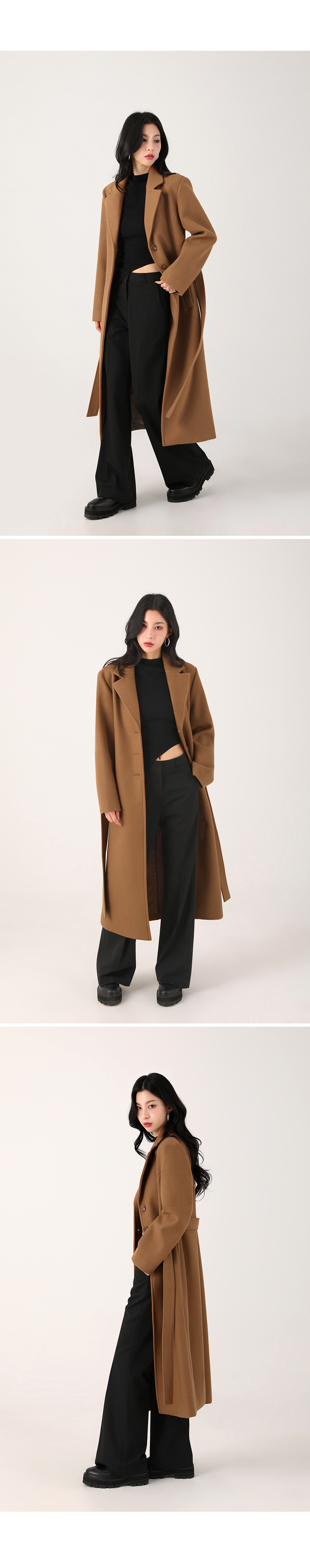 アウターその他 AVANDRESS Amelia Classic Single Coat CAMEL MUSINSA公式 | AVANDRESS Amelia Classic Single Coat BLACK
