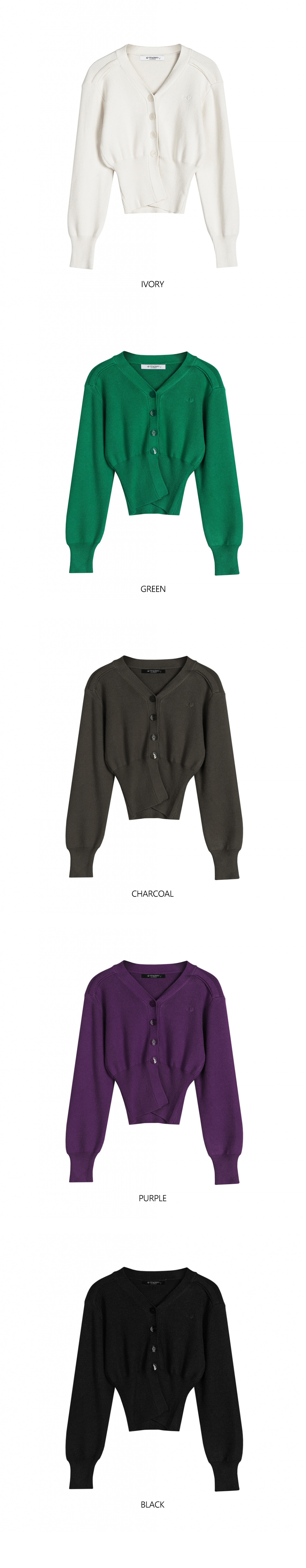 アウターその他 AVANDRESS Balloon Ribbed Cardigan CHARCOAL MUSINSA | AVANDRESS Balloon Ribbed Cardigan CHARCOAL