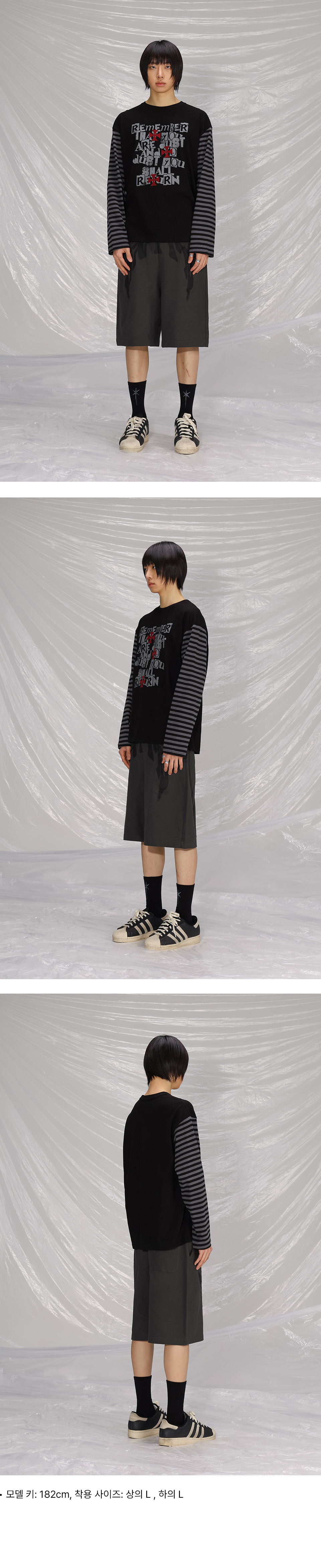 [SAINTPAIN]★25SS★COLLAGE LONG SLEEVE MUSINSA公式 | SAINTPAIN SP Collage Long Sleeve Black
