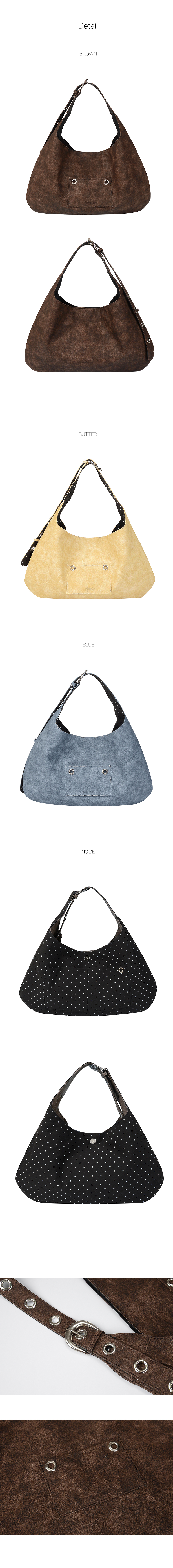 韓国商品/LETERIE LETERIE BUCKLE REVERSIBLE SHOULDER BAG MUSINSA | LETERIE BUCKLE REVERSIBLE SHOULDER BAG_BLUE
