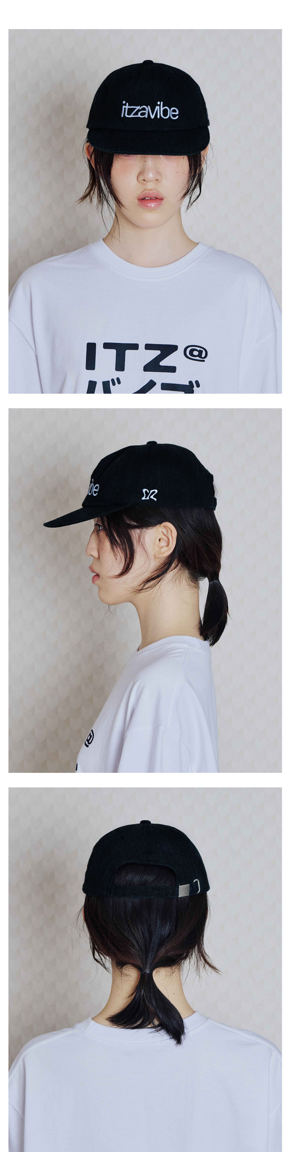 【ITZAVIBE】25ss SYMBOL LOGO CAP MUSINSA | ITZAVIBE SYMBOL LOGO CAP - BLACK