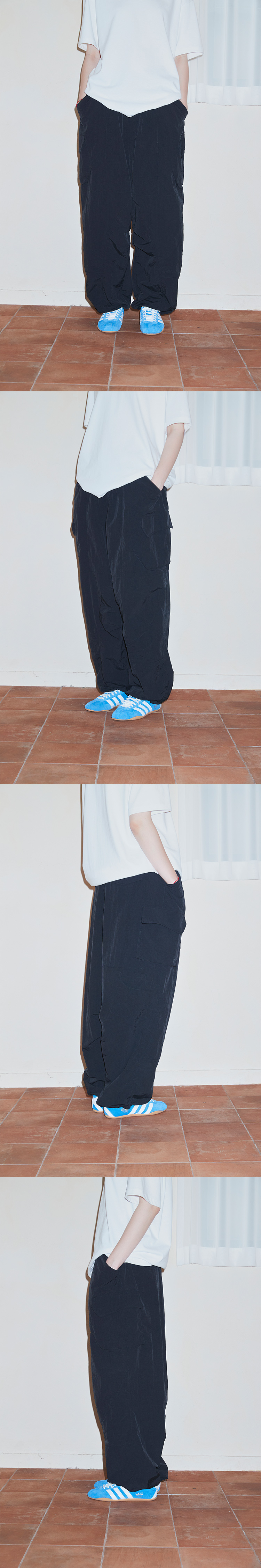 MUSINSA | CPGN STUDIO ASSASSIN WIDE NYLON CARGO PANTS BLACK