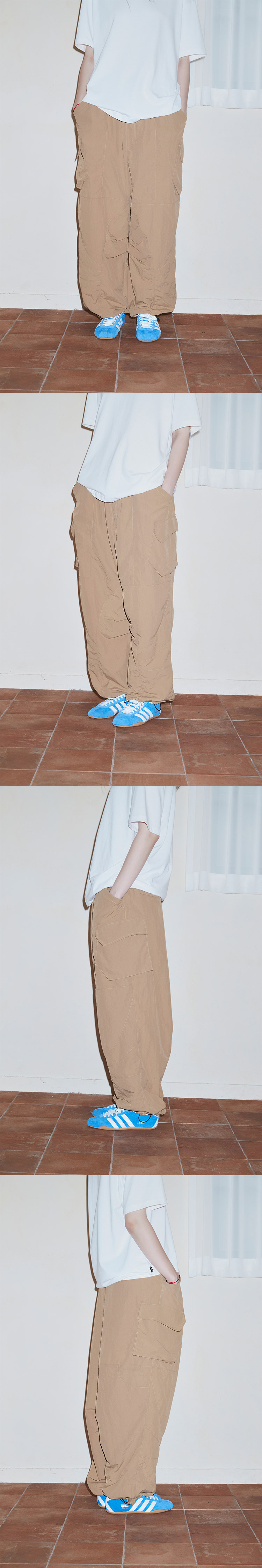【CPGN STUDIO】25SS★ ASSASSIN Wide Nylon Cargo Pants MUSINSA | CPGN STUDIO ASSASSIN WIDE NYLON CARGO PANTS BEIGE