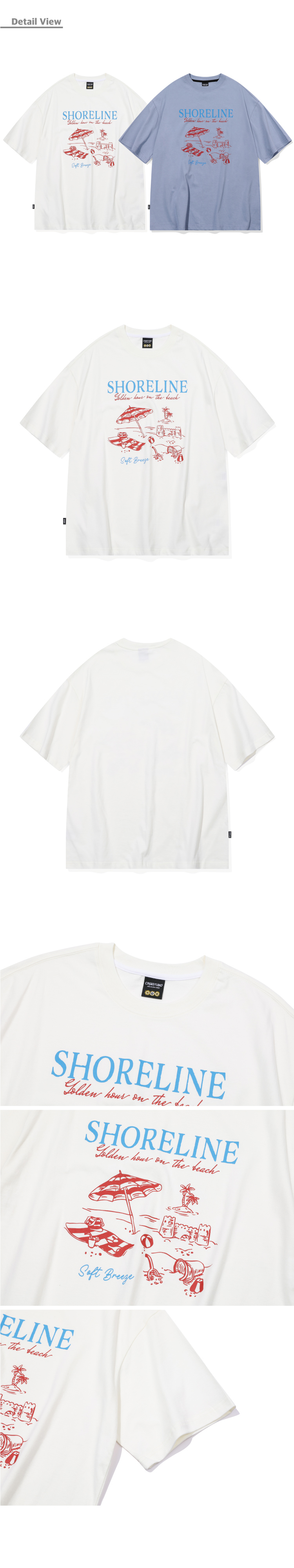 【CPGN STUDIO】25SS★ Shore Line Short Sleeve Tee MUSINSA公式 | CPGN STUDIO Shoreline Short Sleeve Tee White