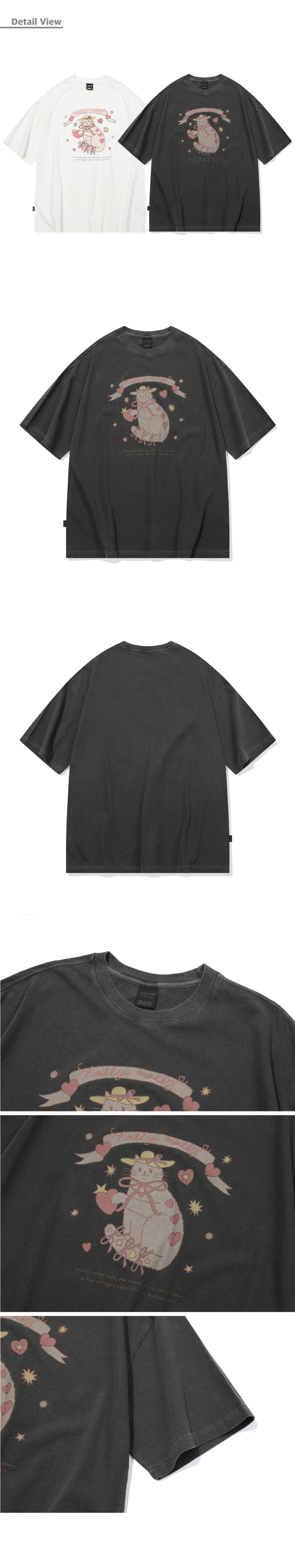 CATS PIGMENT SHORT SLEEVE TEE - 2 COLORS BLACK